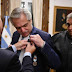 MALVINAS: EL PRESIDENTE SE REUNIÓ CON EXCOMBATIENTES Y EL PREMIO NOBEL PÉREZ ESQUIVEL EN LA ROSADA