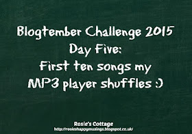 Blogtember Challenge 2015 Day 5 Music