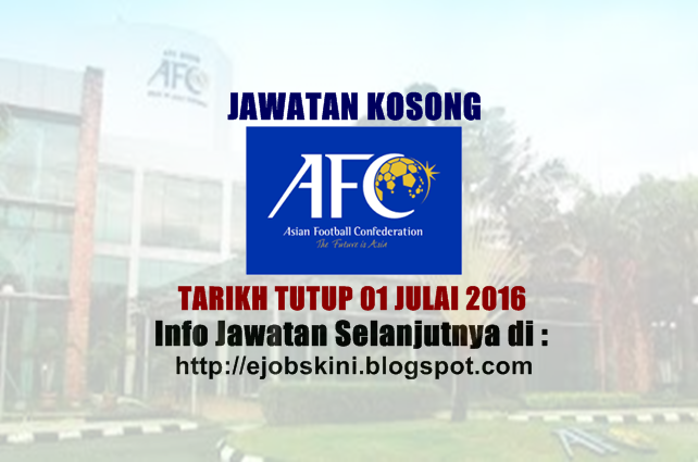 Jawatan Kosong Asian Football Confederation (AFC)