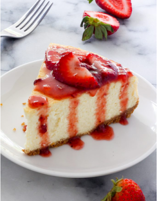 The Best New York-Style Cheesecake #Dessert #cheescake