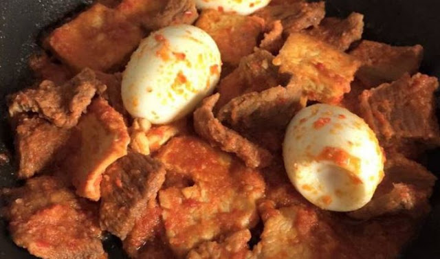 Resep Daging Bali Tahu Telor