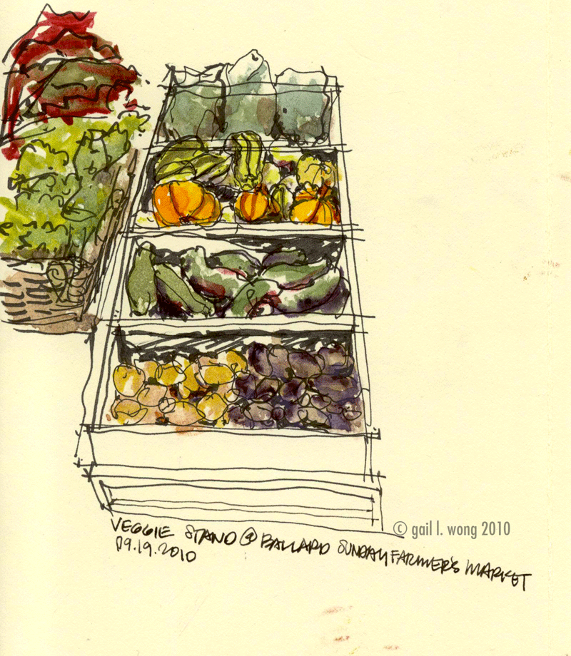 Premium Vector | Farm vegetables sketch frame food market harvest