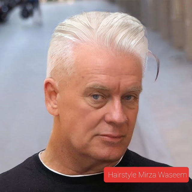 Hairstyle for men age from 45 to 55