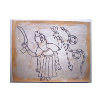 chano devi mithila painting