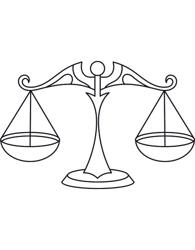 Horoscope #1 Libra Scale PNG Sticker Free Download