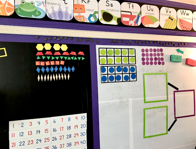 Math board for K-1