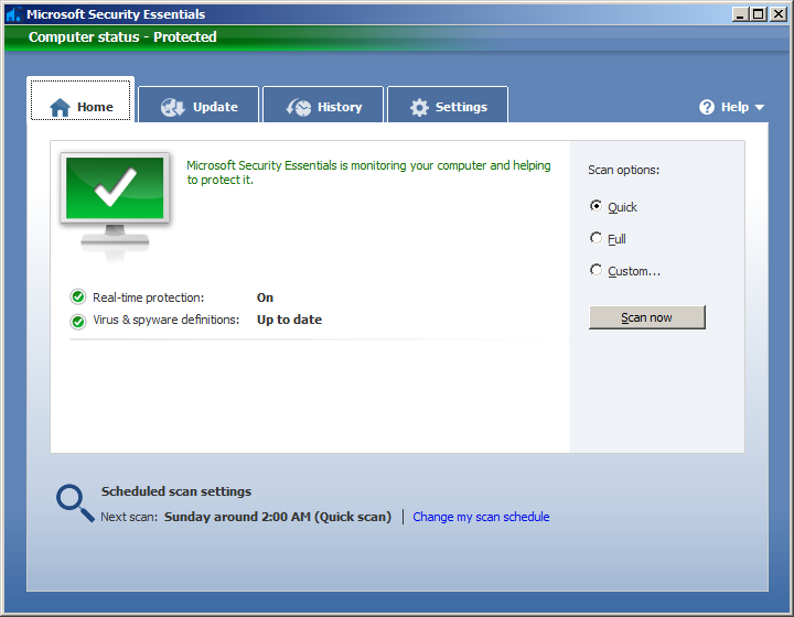 Microsoft Security Essentials: Free antivirus for Windows users