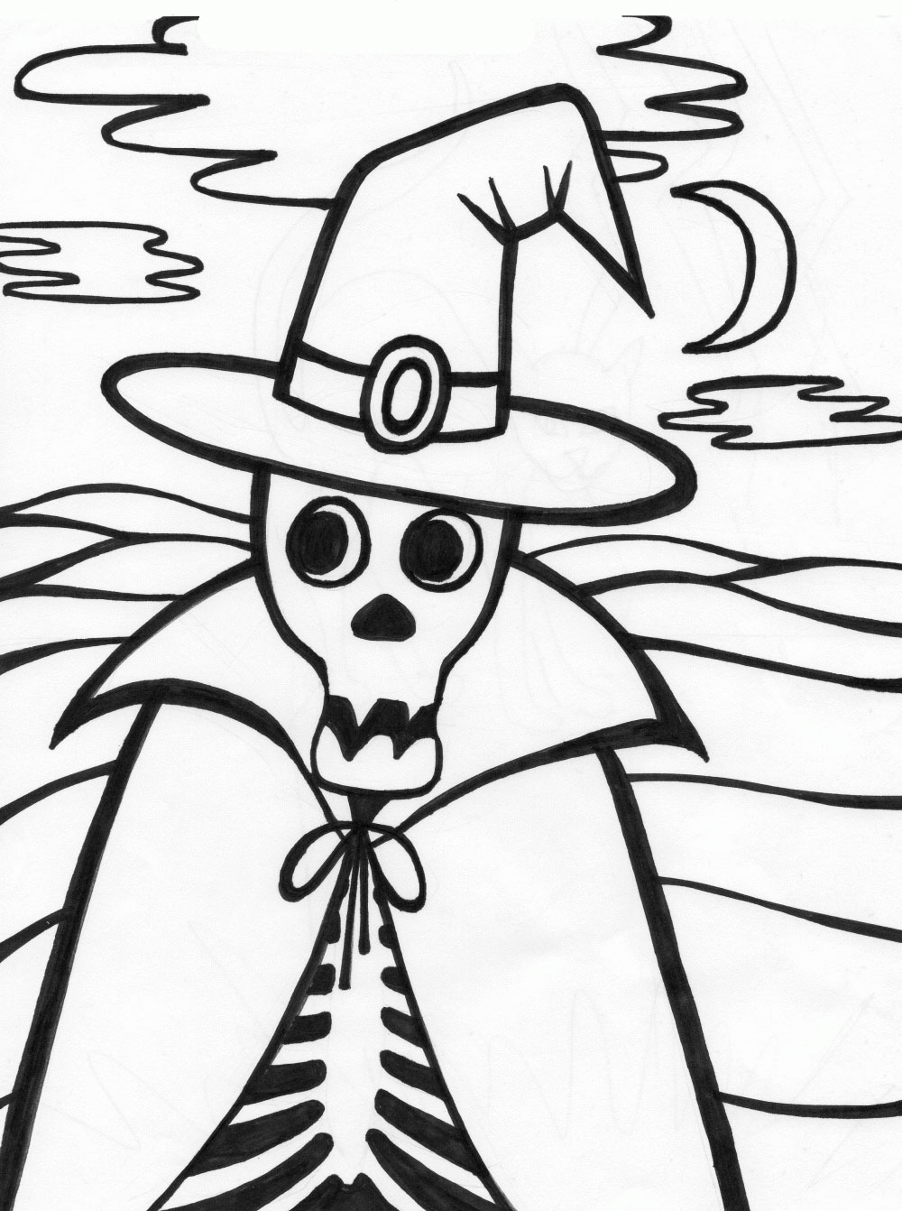 Free Coloring Sheets Halloween Printables 5