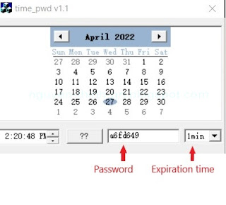 H.264 DVR password generator