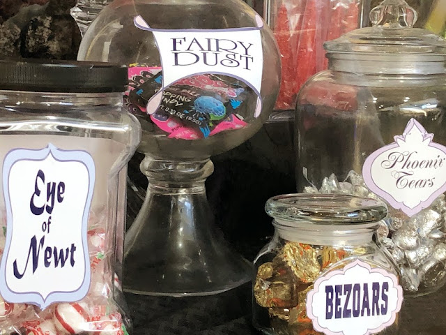 Create the perfect Harry Potter potions classroom or Halloween potions lab with these free printable potion labels. Simply save, print, and add to a jar of your favorite Halloween candies for the perfect dessert table. Check out the potion label candy ideas included.