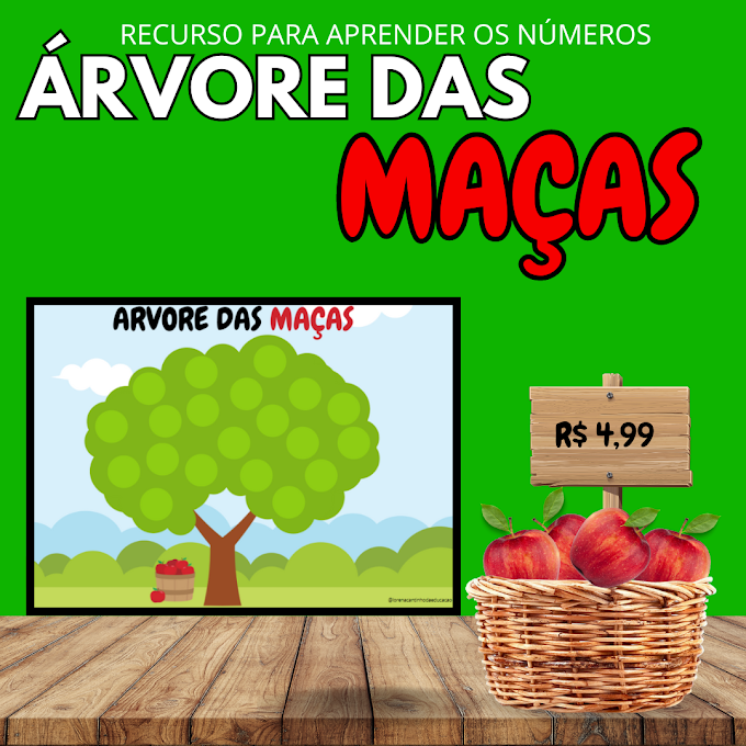 Aprender Números e Quantidades Brincando: Conheça a Árvore das Maçãs