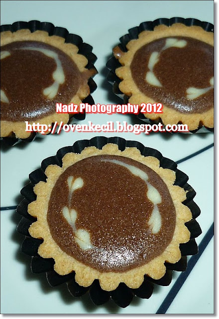 CUTE OVEN, SMALL KITCHEN: DOUBLE CHOCOLATE CHEESE TART