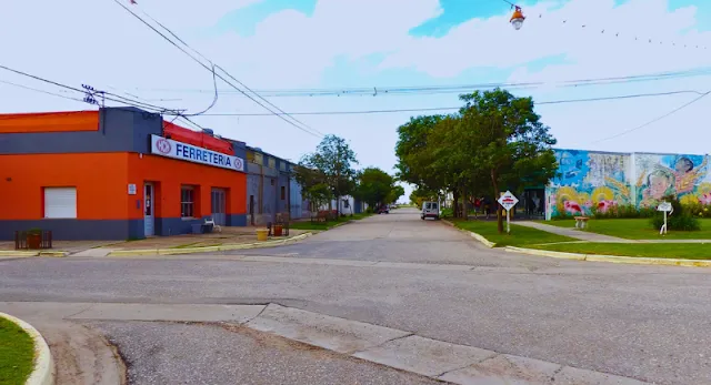 Esquina del pueblo de Colonia Belgrano