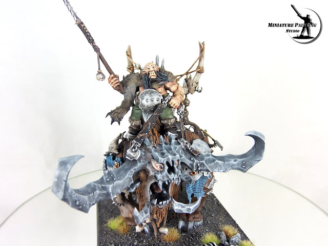 Warhammer Ogre Kingdoms Frostlord on Stonehorn