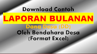 √ Download Teladan Laporan Bulanan Dana Desa (Dd) Oleh Bendahara Desa
(Format Excel)