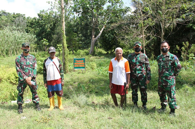 Korem 172/PWY Bersama Tim Wasev Kodam Cenderawasih Tinjau Lokasi Pembangunan Kodim Keerom