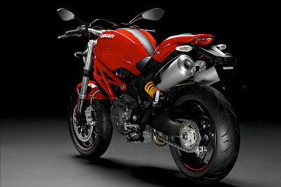 2011 Ducati Monster 796 Rear View