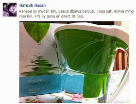 testimoni get clean water pitcher shaklee