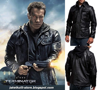 Gambar Jaket Kulit Terminator Genesys