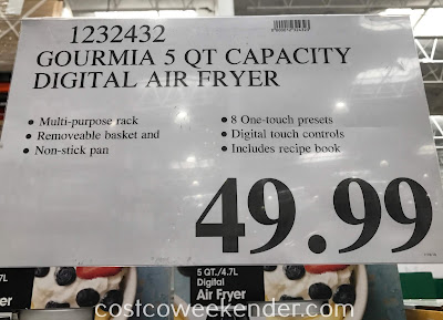 Deal for the Gourmia 5qt Digital Air Fryer at Costco