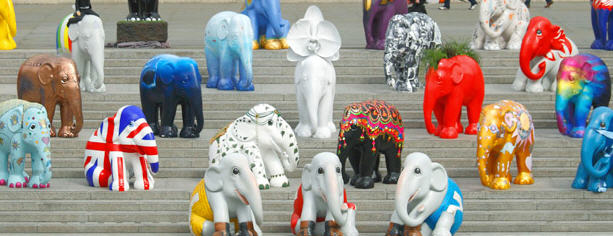 The Elephant Parade has come to town This is the biggest outdoor art 