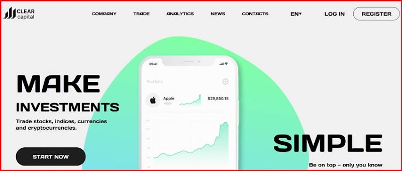 [Мошенники] clearcapital.pro – Отзывы, развод, обман! Брокер Clear Capital мошенник