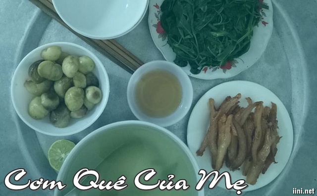 thơ lục bát cơm quê của Mẹ