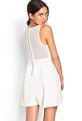 Mesh-Back Skater Dress at forever21.com