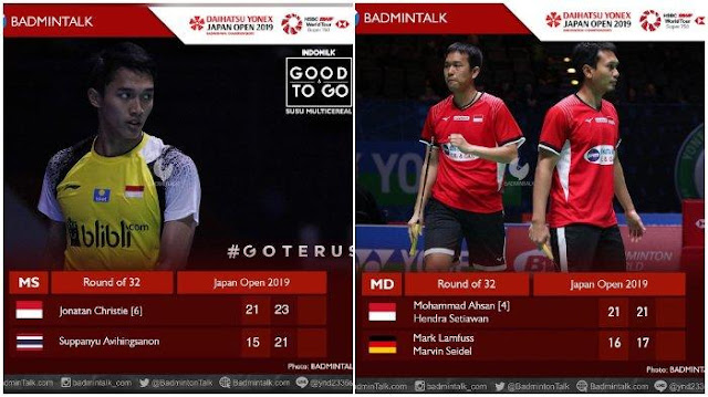 Hasil Bulu Tangkis Japan Open 2019 Hari Ke 2 Terbaru