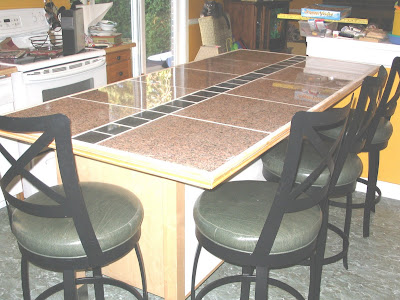 granite top breakfast counter