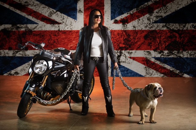 Triumph Speed ​​Triple moto com estilo Bulldog por Vilner Bulgária  