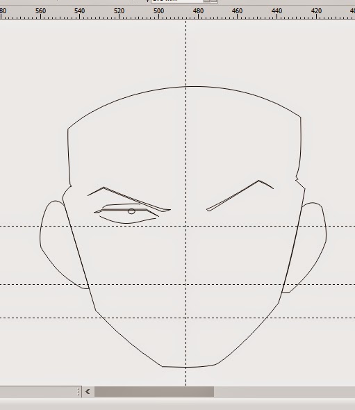  Membuat karaktek komik dengan Bezier Tool