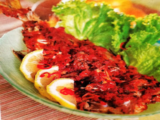 Gambar Resep Ikan kuwe Bakar Bumbu Tomat