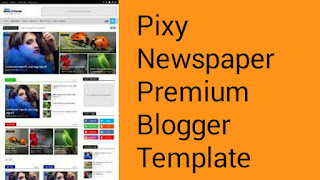 Pixy Newspaper 11 Premium Blogger Template