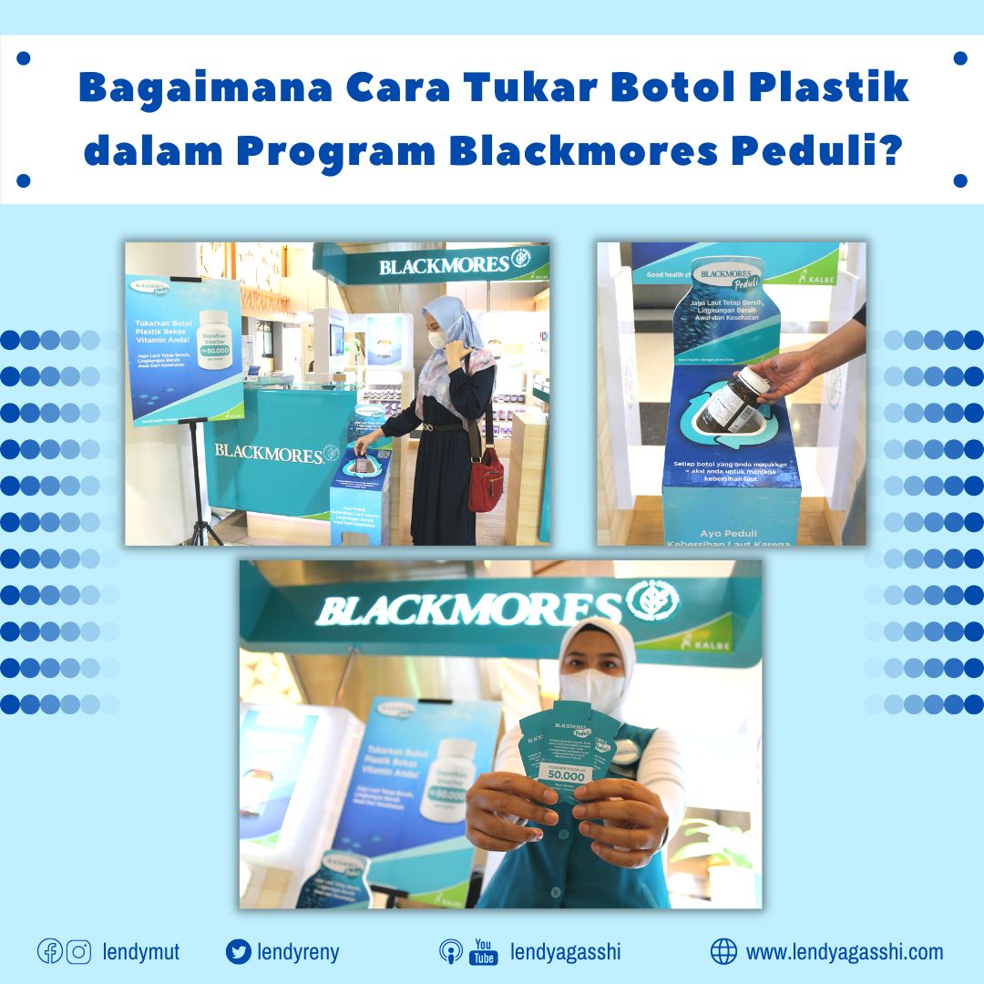 Bagaimana Cara Tukar Botol Plastik dalam Program Blackmores Peduli?