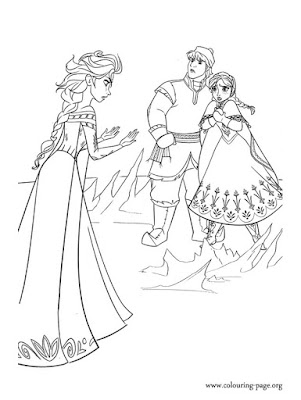 Desenhos do Frozen para Colorir e Imprimir