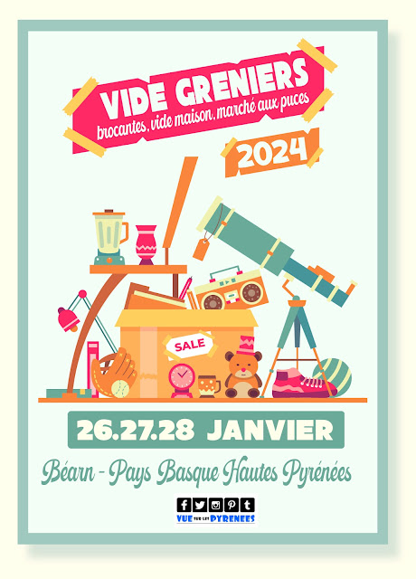 Vide Greniers #4 janvier 2024 des Pyrénées