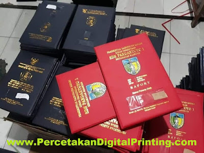 Contoh Desain MAP RAPORT K13 Dari Percetakan Digital Printing Terdekat