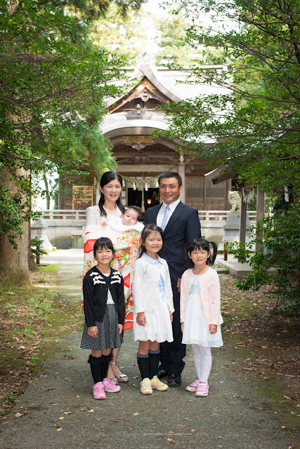 富山県八尾町杉原神社お宮参り