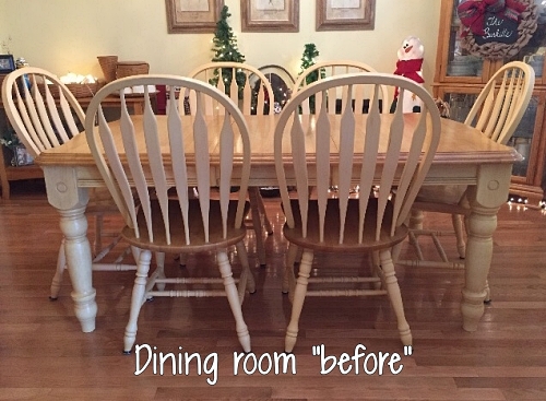 dining room "before" makeover