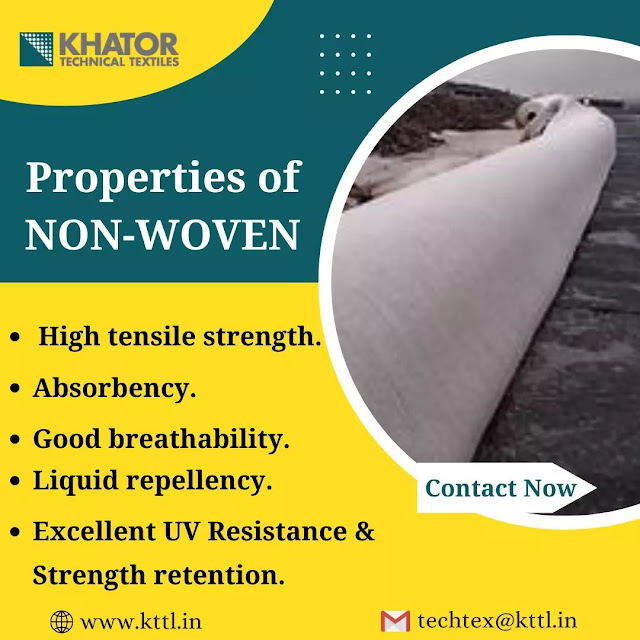 Properties of non woven geotextile