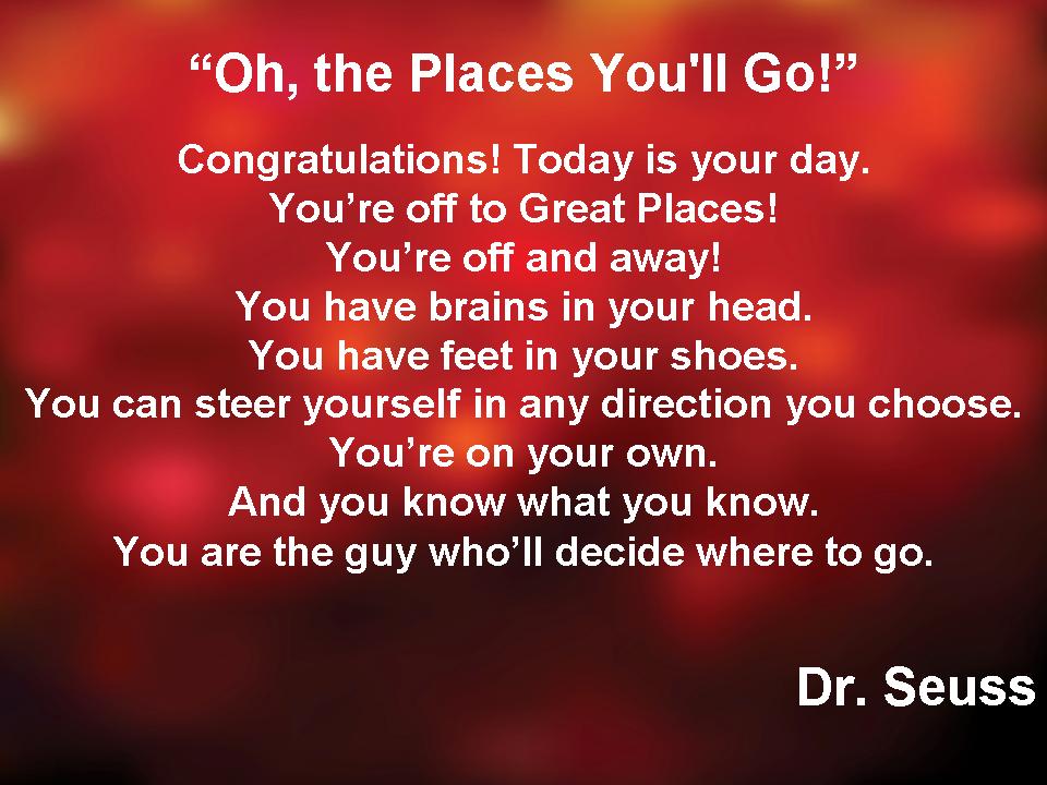 Dr Seuss Graduation Quotes. QuotesGram