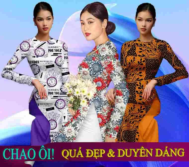 Kiểu áo dài quá đẹp quá duyên dáng để bạn mua mới nhất