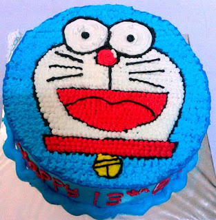 Bentuk Kue Ulang Tahun Anak Doraemon