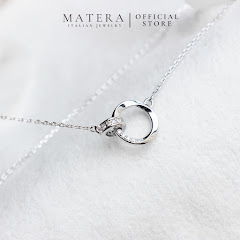 Dây chuyền bạc MATERA S999 𝐂𝐨𝐮𝐩𝐥𝐞 𝐑𝐢𝐧𝐠 𝐍𝐞𝐜𝐤𝐥𝐚𝐜𝐞 biểu tượng tình yêu bền chặt đính đá cao cấp sang trọng MDC01