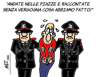 renzi, pd, risultati, governo, piazze, satira, vignetta