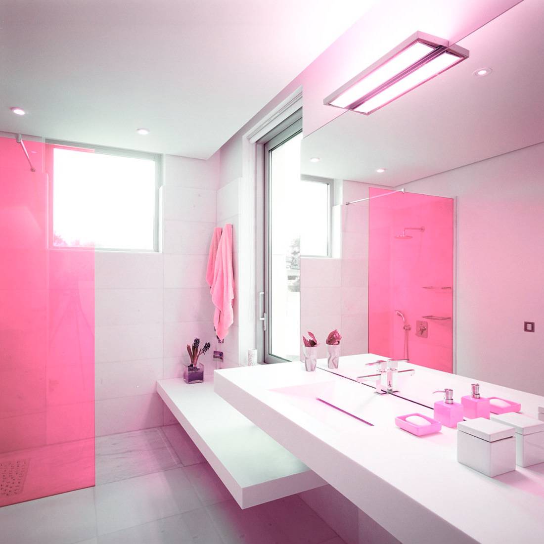  Kamar Mandi Minimalis Bernuansa Pink 