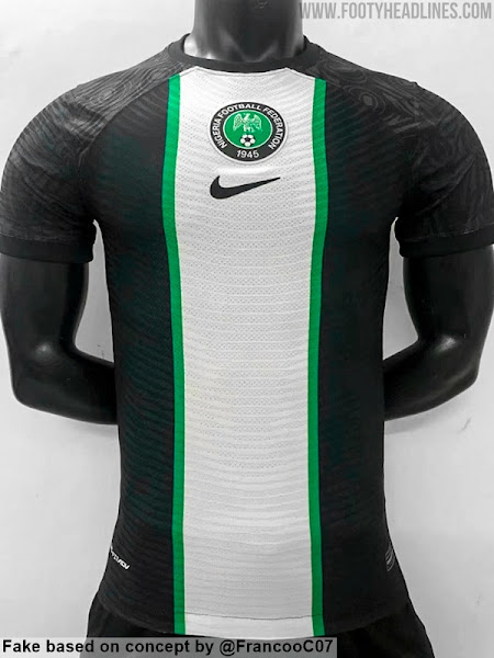 Nigeria 2022 World Cup Concept Kit Using Leaked PSG Kit - Footy Headlines