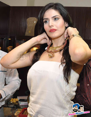 Zarine Khan at International Jewellery Exhibition-2011photos