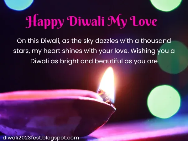 Happy Diwali Wishes for Girlfriend